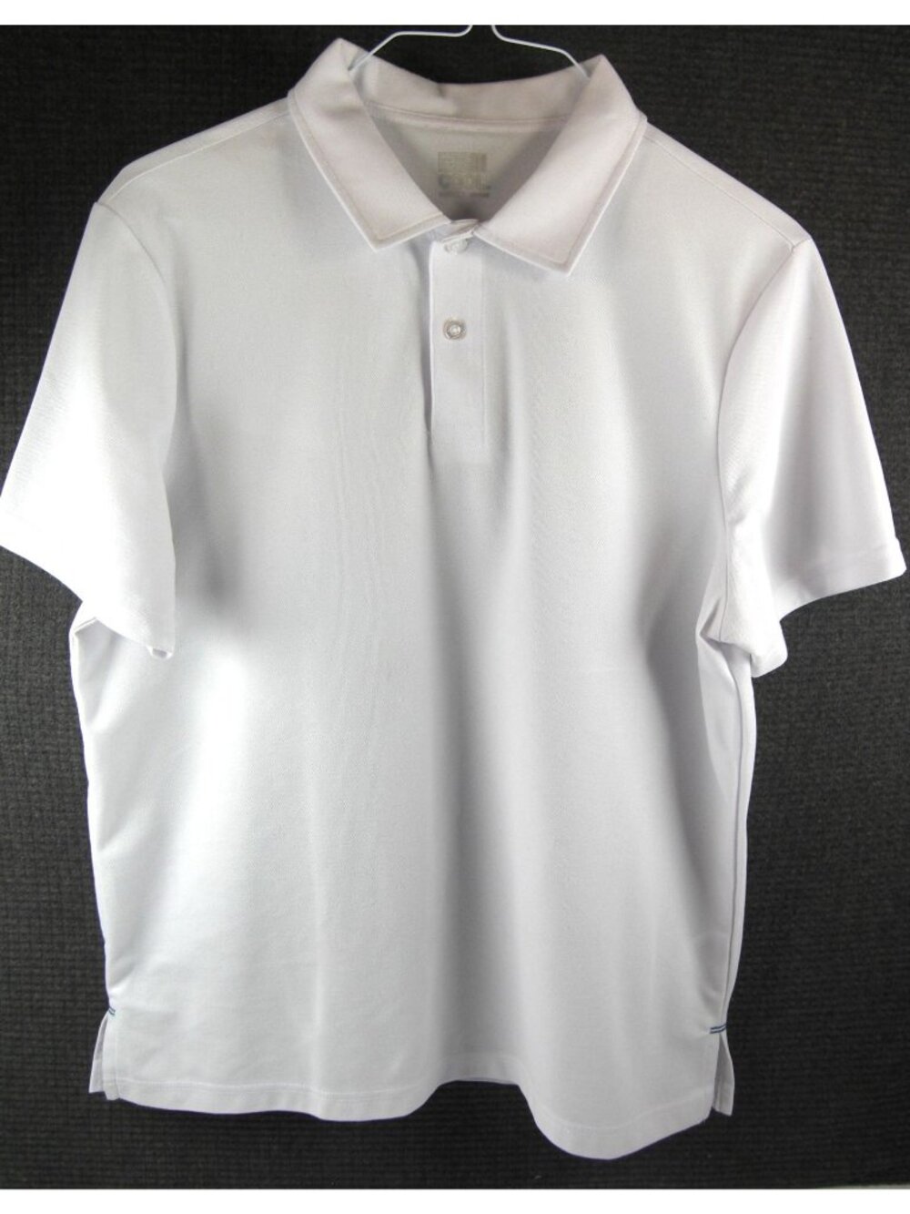 2 -32 Degrees Cool Men's Polo Shirts Size L White/Gray Short Sleeves
